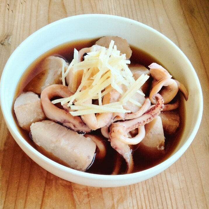 《圧力鍋で簡単》いかと里芋の煮物